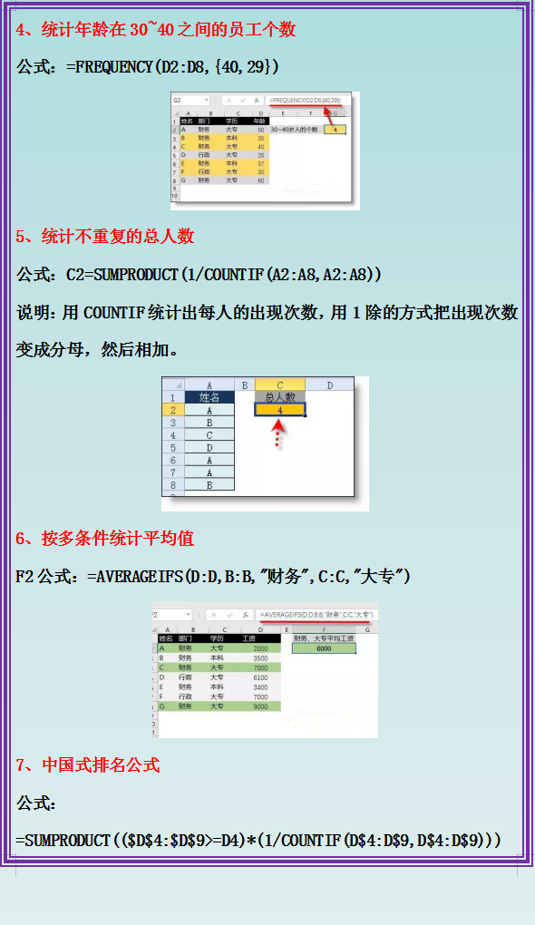 excel函数公式大全 常用excel函数公式用法全表整理